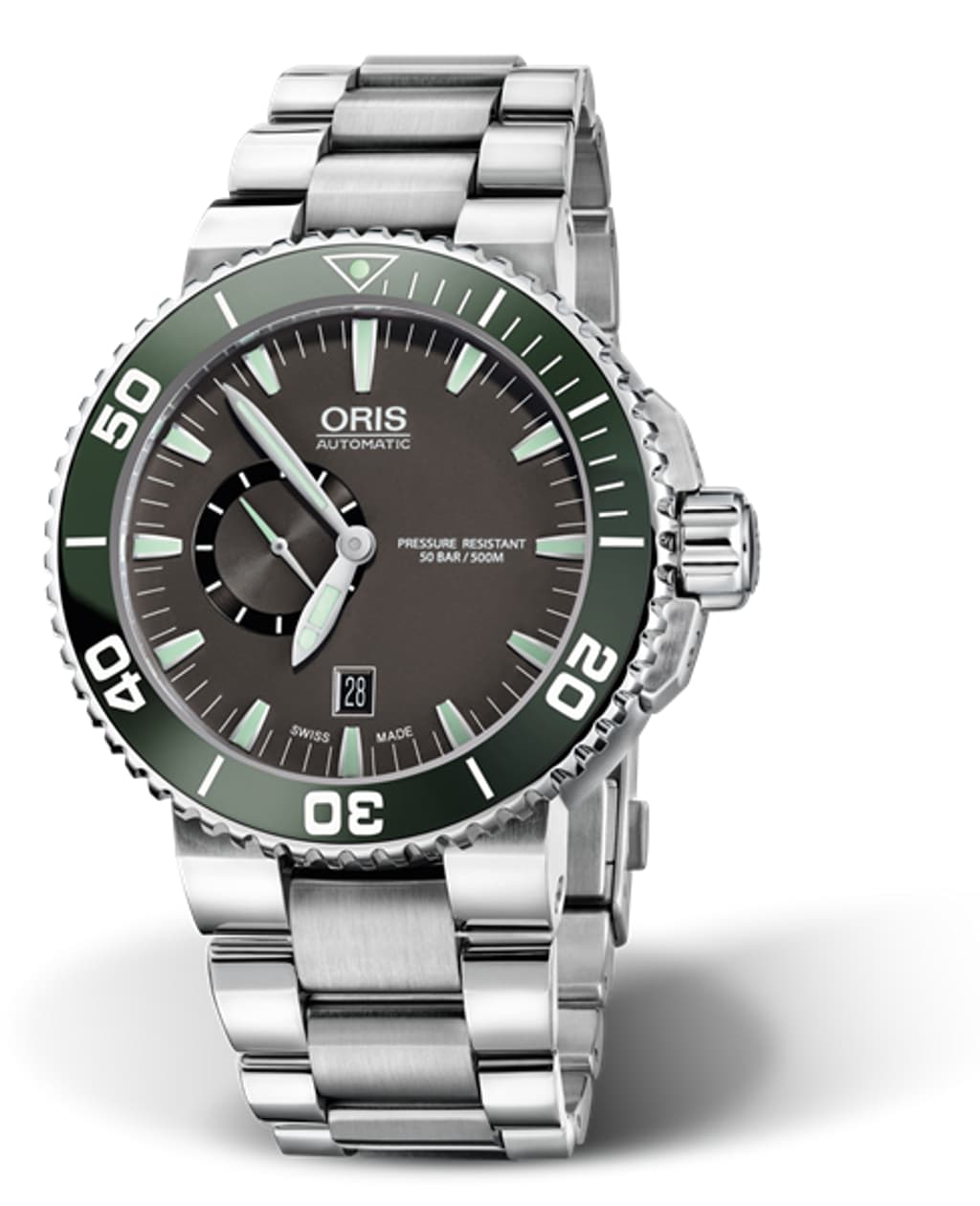 Vertical image of Aquis Small Second, Date